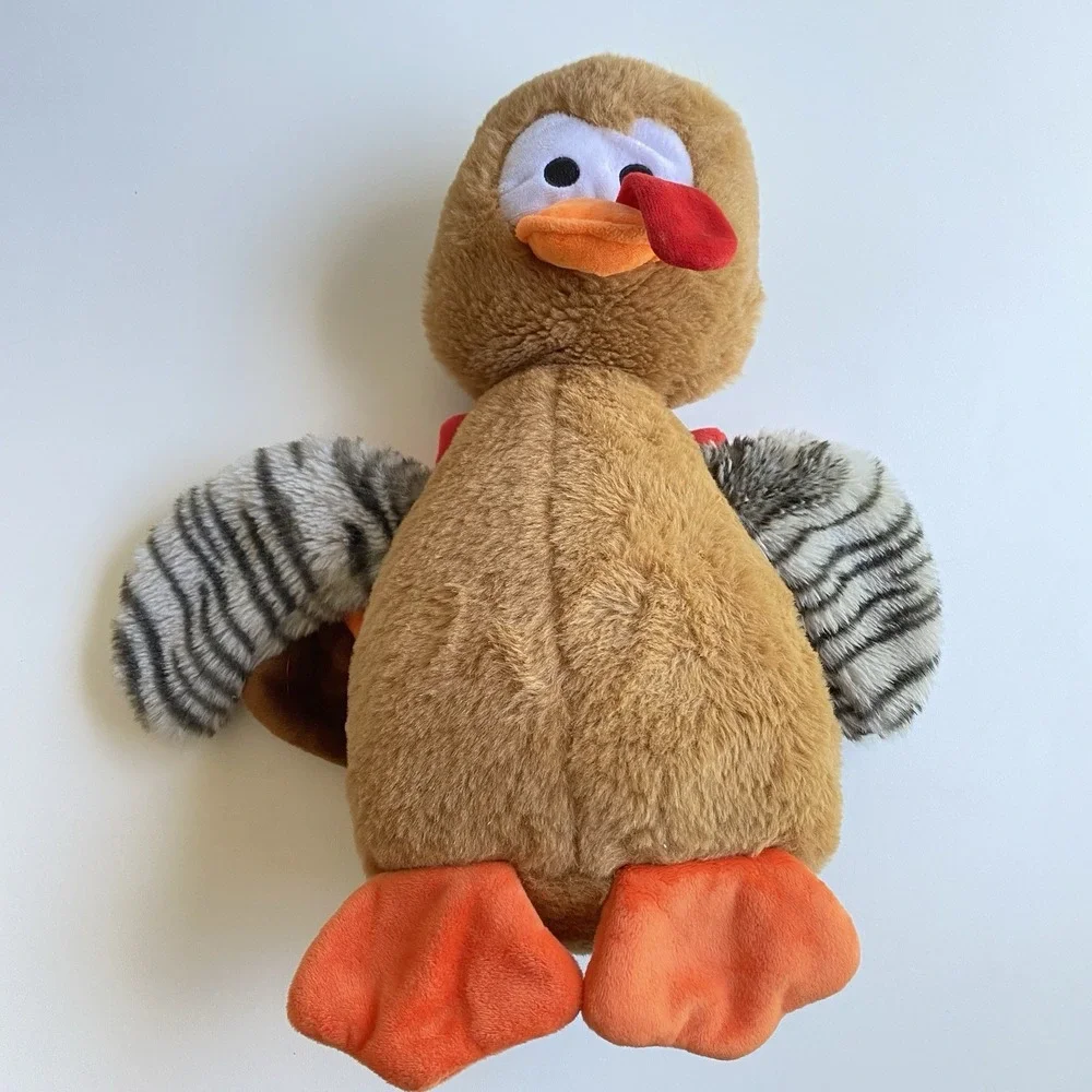 Noahs Ark Animal Workshop Turkey Brown Orange Red Plush Stuffed Toy‎ 13